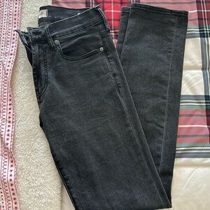 Madewell Mens Black Washed Denim